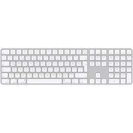 Apple Magic Keyboard mit Touch ID und Ziffernblock für Mac Chip, weiß/silber, TR (MK2C3TX/A)
