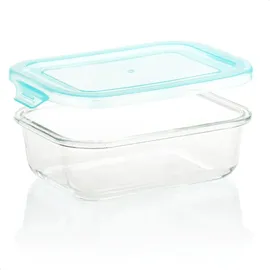 COM-FOUR Frischhaltedose türkis 3 x 1 l