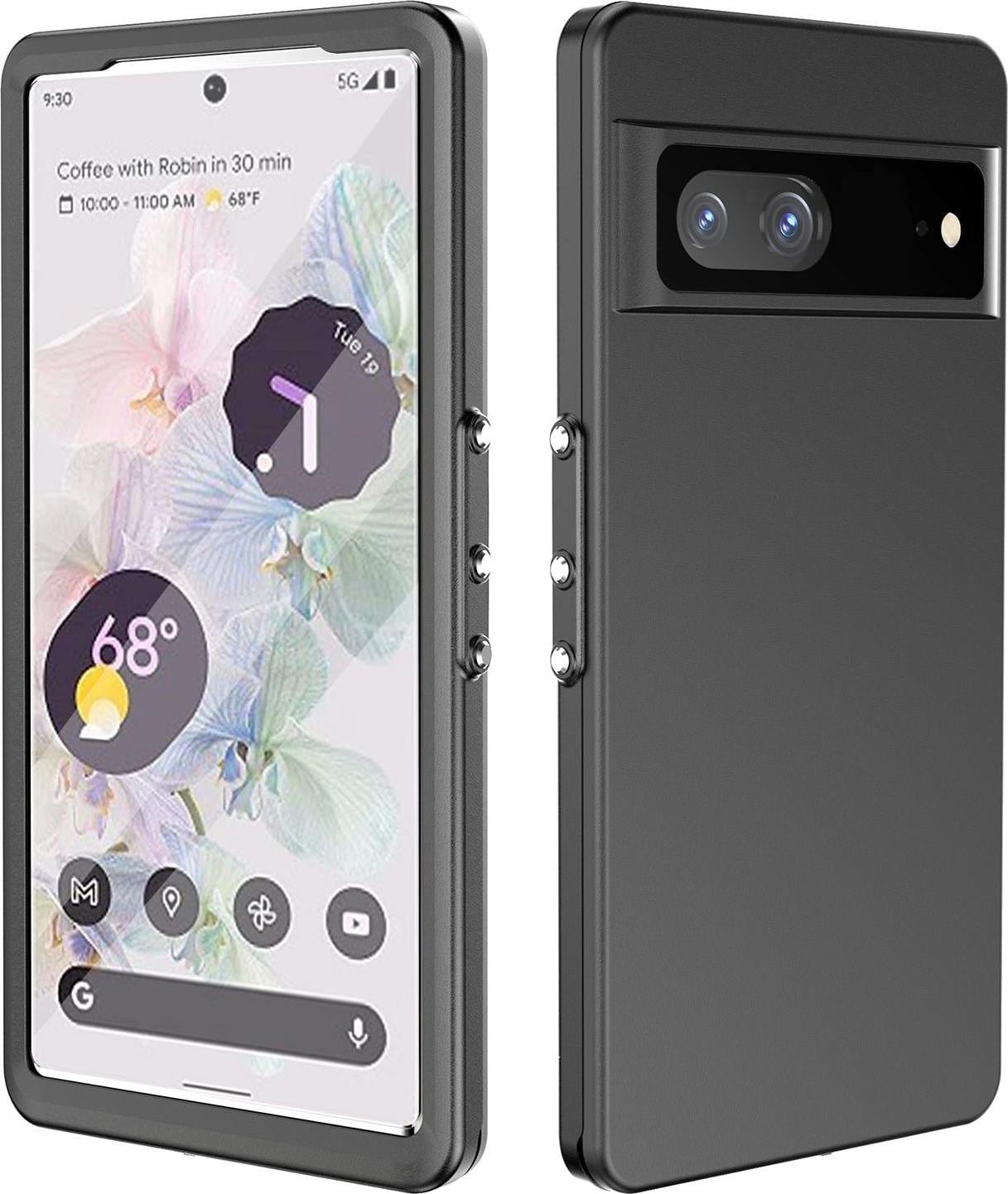 4smarts Active Pro Rugged Case Stark für Google Pixel 8 (Google Pixel 8), Smartphone Hülle, Schwarz, Transparent