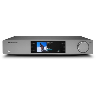 Cambridge Audio CXN100 - Separater hochauflösender WiFi-Netzwerk-Audioplayer, Streamer und Vorverstärker mit Display, integriertem Chromecast, Internetradio und Sabre DAC - Lunar Grey