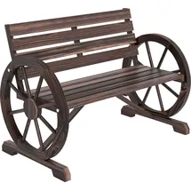 Outsunny Gartenbank 178 x 41 x 44 cm Braun
