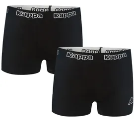 Kappa Boxershorts schwarz L 2er Pack