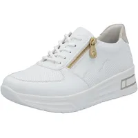 Rieker N8100 Damen Weite Weit/Beige/Weiß 38