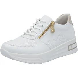 Rieker N8100 Damen Weite Weit/Beige/Weiß 38