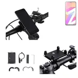 K-S-Trade Smartphone-Halterung für Lava Z3 Pro, (Handyhalterung das Fahrrad Halter Lenkstange Fahrradhalterung) schwarz
