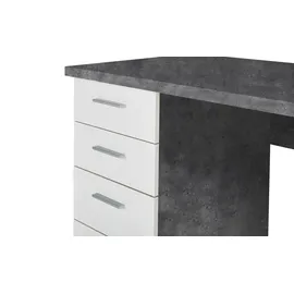 Forte Schreibtisch Betonoptik