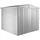 Biohort Europa 4 2,44 x 2,28 m silber-metallic