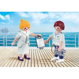 Playmobil Family Fun Duo Pack Stewardess und Offizier 9216