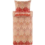 BASSETTI Bettwäsche ISOLABELLA in Rot + Gr.: 155x220 cm