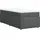 vidaXL Boxspringbett 100 x 200 cm Dunkelgrau