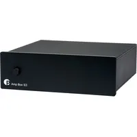 Pro-Ject Amp Box S3, Mikro-audiophiler Stereo-Endverstärker mit 2 x 50 W, Triggeranschluss, Schwarz