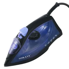 Sokany Dampfbügeleisen 1600W Schwarz/Blau