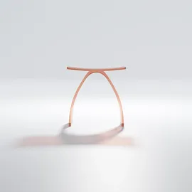 Steinberg Serie 432 Hocker aus Polyresin 415x225x420mm apricot