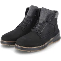 Rieker Schnürstiefel Herren Schwarz 45