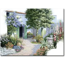 Artland Wandbild »Ein kleines Paradies«, Garten, (1 St.) Artland Farbe Bild(er): grün