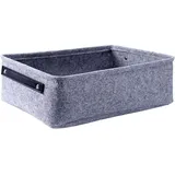 Ymyny - Crediri Aufbewahrungskorb aus Filz, Aufbewahrungsbehälter mit Griff, würfelförmige Organizer-Box für Schlüssel, Kosmetik, Spielzeug,