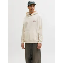 JACK & JONES Hoodie mit Print Weiß L
