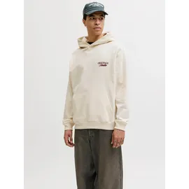 JACK & JONES Hoodie mit Print Weiß L