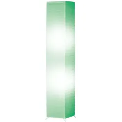 RGB LED Papier Stehleuchte in weiß mit Fernbedienung BAMBOO