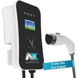 a-TroniX Wallbox Home Ladestation für Elektroauto Typ2 16A KfW-förderfähig inkl. 5m Ladekabel