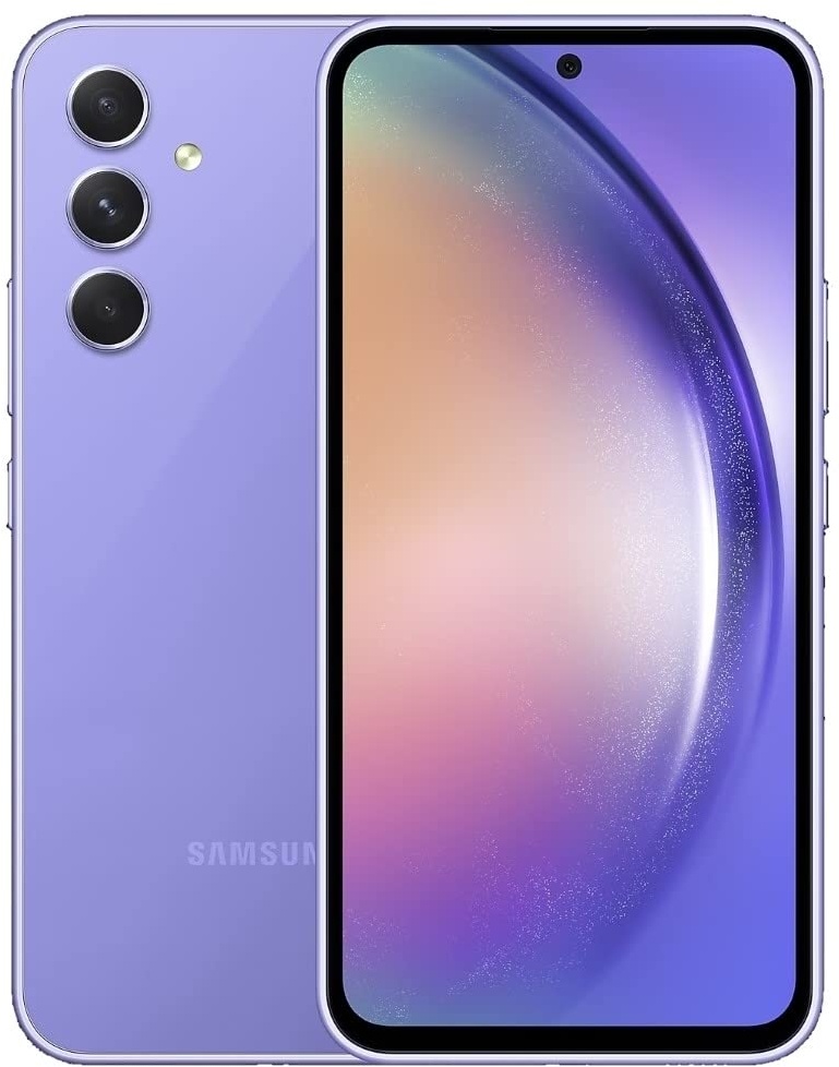 Samsung Galaxy A54 5G Smartphone 128GB 16.3cm (6.4 Zoll) Violett Hybrid-Slot