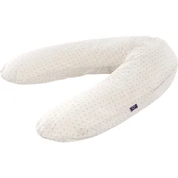 Stillkissen TRÄUMELAND "Kissen Twister grün", beige, B:16cm H:10cm L:190cm, Baumwolle, Funktionskissen, vielseitige Anwendungsmöglichkeiten