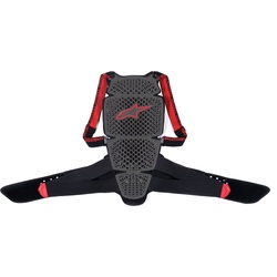 Alpinestars Nucleon KR-Cell, Rückenprotektor - Grau/Schwarz/Rot - S