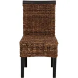 MCW Esszimmerstuhl Acireale Korbgeflecht dunkel 6er Set