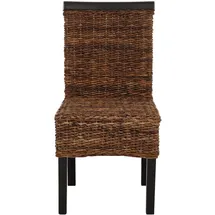 MCW Esszimmerstuhl Acireale Korbgeflecht dunkel 6er Set