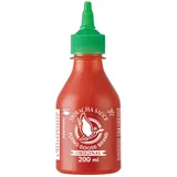 Flying Goose Sriracha Chilisauce scharf, grüne Kappe, Würzsauce aus Thailand, 1er Pack (1 x 200 ml)