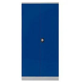 Gürkan Stahlschrank 108850 lichtgrau, enzianblau 92,0 x 42,0 x 195,0 cm, zerlegt