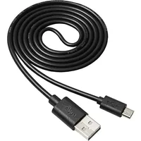 Akyga USB-Kabel USB-A Stecker, USB-Micro-B Stecker 1.00m Schwarz AK-USB-21