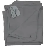 4er-set Seitenwand Für Pergola Calpe, Ersatzseitenwand Pavillon 4x3m, Polyester Grau