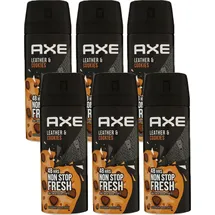 Unilever Leather & Cookies Deospray 6 x 150 ml