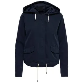 Only Parka ONLSKYLAR HOOD SPRING JACKET CC OTW mit blau XS (34)