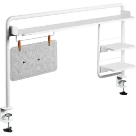 Logilink Schreibtischablage zum Klemmen Weiß