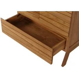 Mendler Teak-Waschbeckenunterschrank HWC-M73, Waschtisch Schrank, hochwertiges B-Grade-Teak (Kernholz, 20-30 Jahre), 87x81x56cm