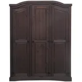 VCM ebuy24 New Mexico Kleiderschrank 3-trg. Breite 152 cm, Höhe 193 cm kolonial gebeitzt/Wachs.