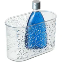 Wenko Universalablage Blumen klein, Kunststoff, 19x12x10cm, Transparent