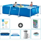Rechteckiger Frame Pool - 300x200x75 Cm - 7-teilig  S74