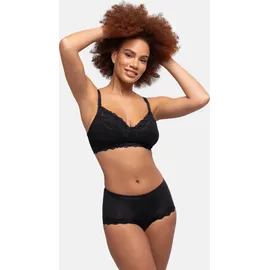 DORINA Still-BH "Valeria Nursing Bra", Damen, Gr. 85, Cup E, schwarz, Spitze, Obermaterial: 89% Nylon, 11% Lyocell, BHs Still-BH, mit Bügel, Stillclips für Einhandbedienung, mit Spitze