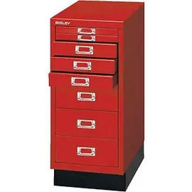 BISLEY MultiDrawer Schubladenschrank 27,9 x 67 x 38 cm rot