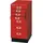 BISLEY MultiDrawer Schubladenschrank 27,9 x 67 x 38 cm rot
