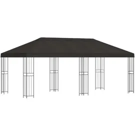 vidaXL Pavillon 6 x 3 m inkl. 4 Seitenteile Anthrazit
