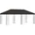 vidaXL Pavillon 6 x 3 m inkl. 4 Seitenteile Anthrazit