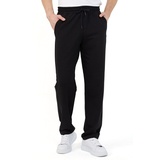 COMEOR Jogginghose Herren Baumwolle Sweathose - Lange Sport Hose Herren - Jogger Trainingshose Herren, Relaxing Hose (Schwarz, S)