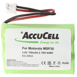 AccuCell Akku passend für Motorola MBP30 NiMH 3,6V 700mAh Akkupack TFL3X44AAA650-CD77-01B