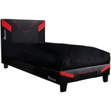 X Rocker Cerberus MKII Gaming-Bett für Kinder & Jugendliche - carbon/rot