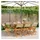 vidaXL Gartenstuhl 47 x 52,5 x 80 cm beige 8 St.