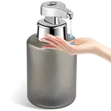 Phneems Seifenspender Automatisch Elektrischer Automatic Soap Dispenser Mit Sensor No Touch Sensor Automatischer Seifenspender FüR Bad,KüChe,BüRo USB Grau